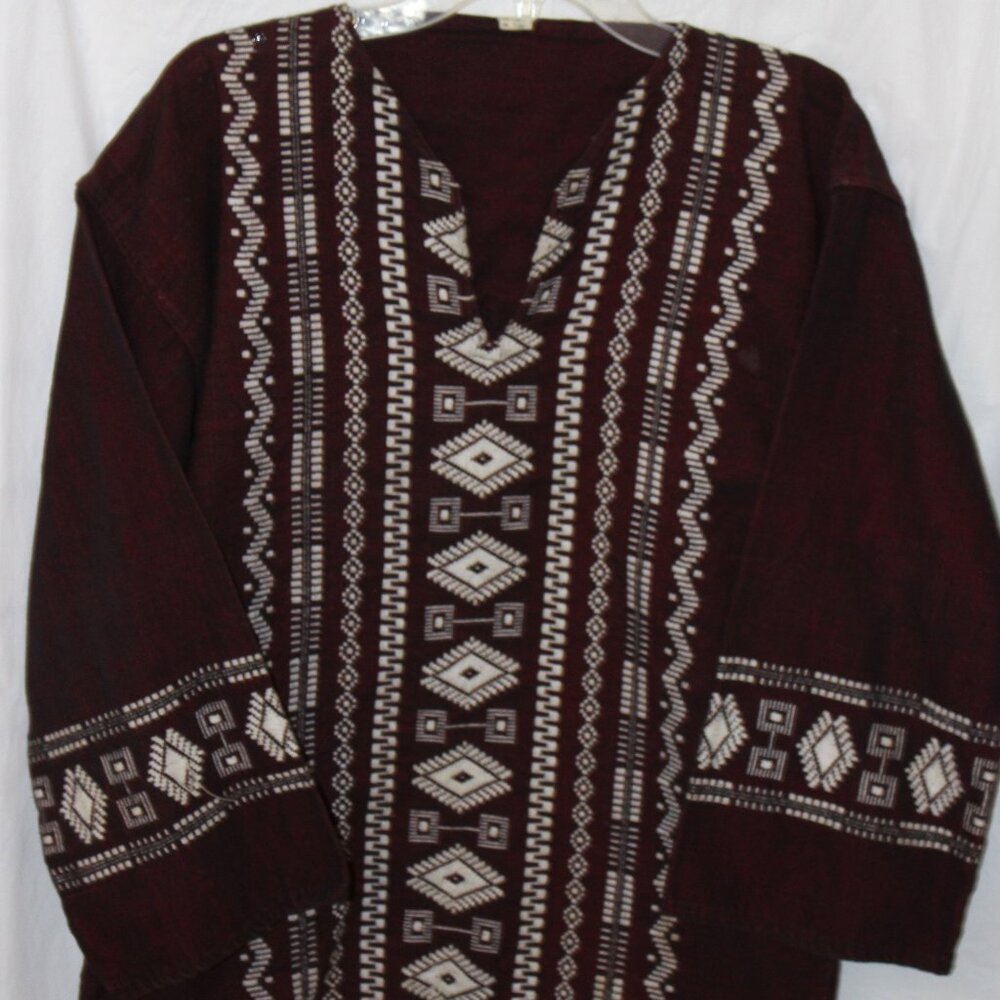 Boho Hippie Women's Pullover Embroidered